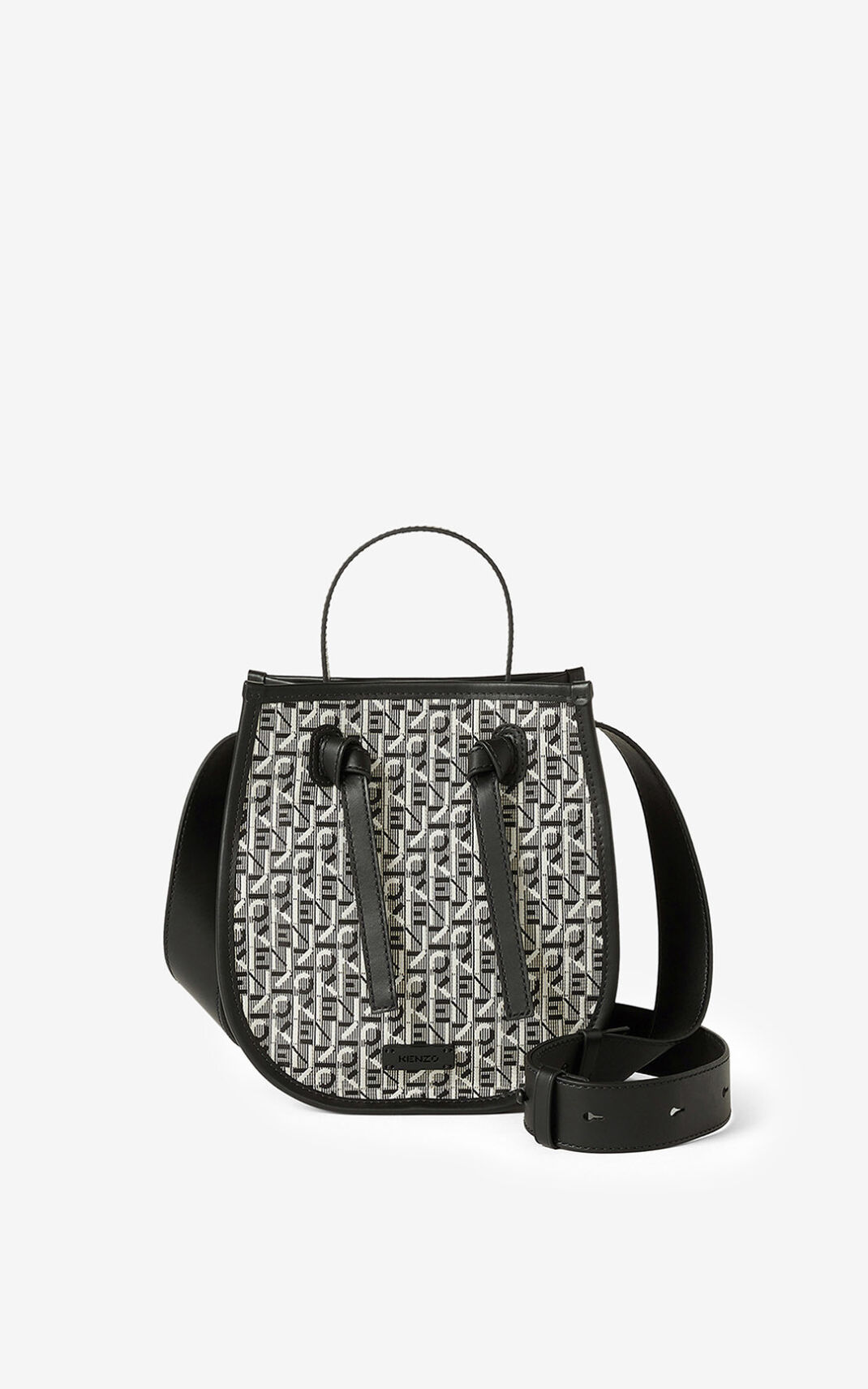 Sac Bandoulière Kenzo Femme Courier jacquard Grise ARFIZ-6194